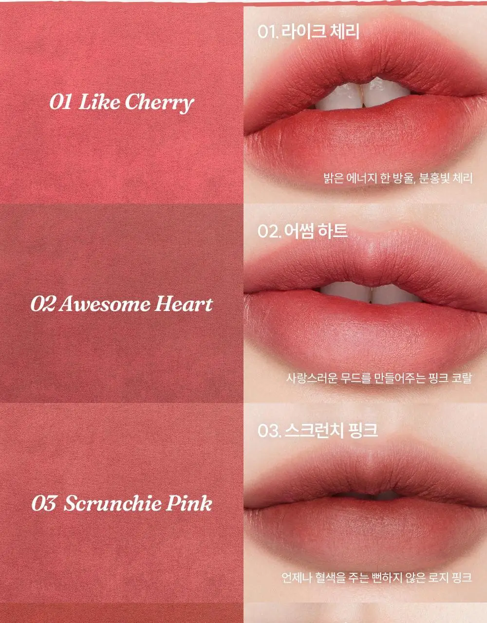 [다윤쌤 공동개발] 타이니원더 하이퍼 블러 립 틴트 3.6g 6종 상세페이지 12